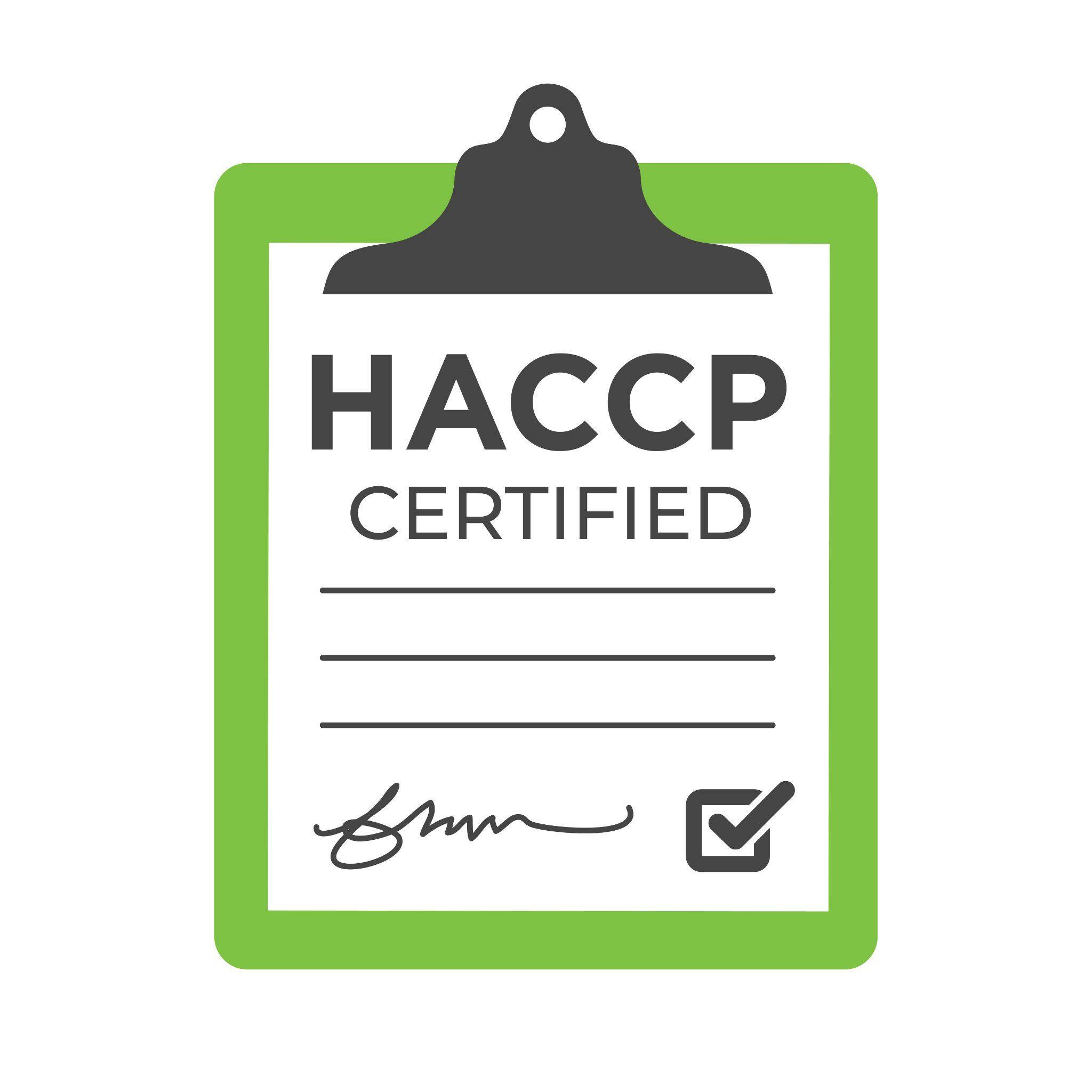 HACCP certification 