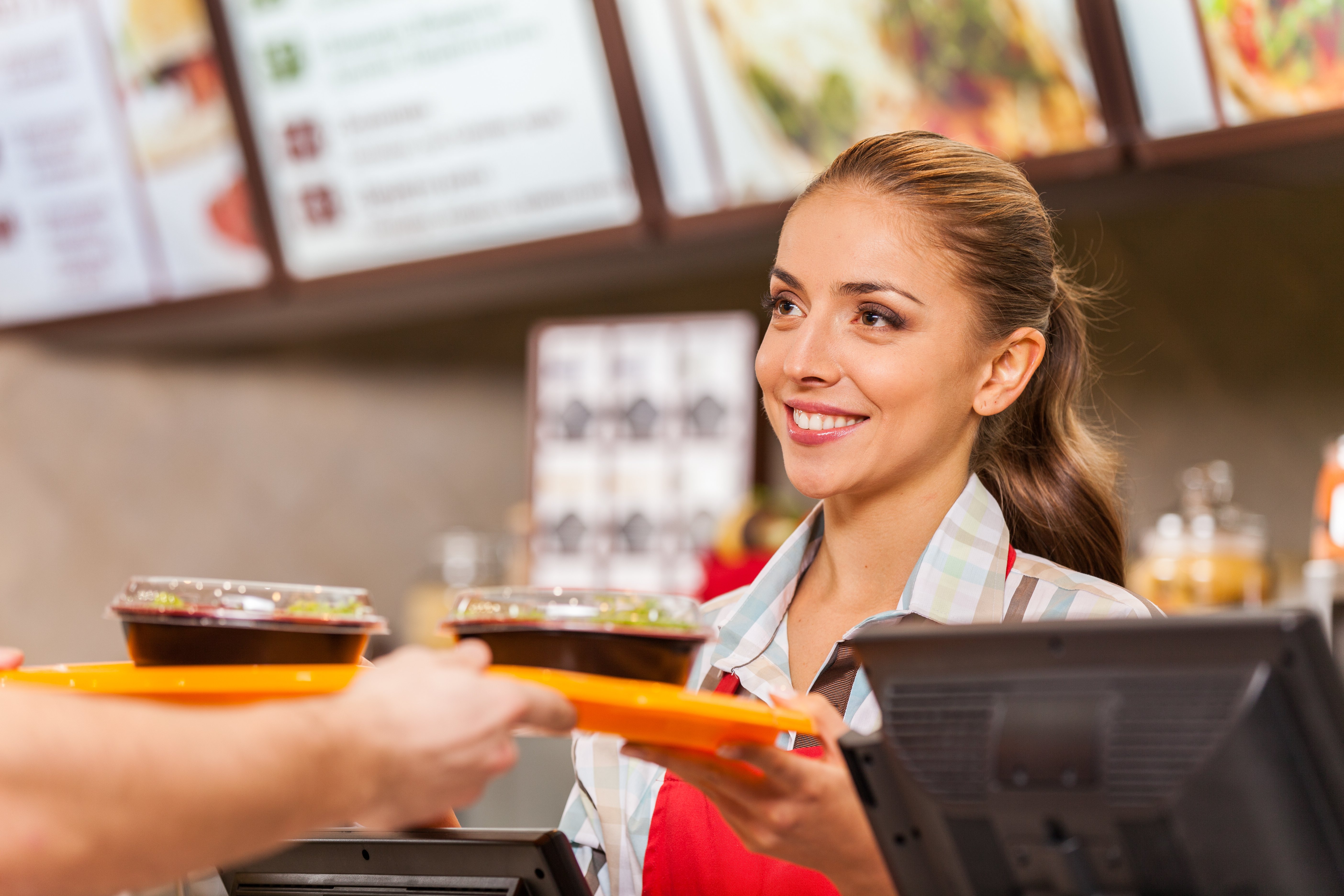 fast food cashier