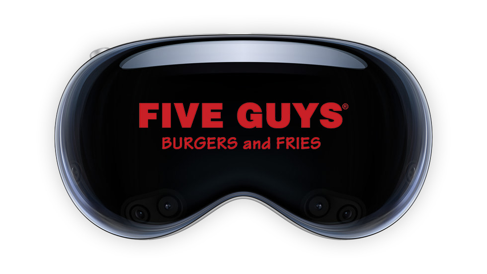 Five Guys Apple Vision